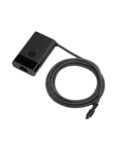 Cargador original de portátil hp 671r2aa usb tipo-c/ 65w/ automático/ voltaje 5-20v