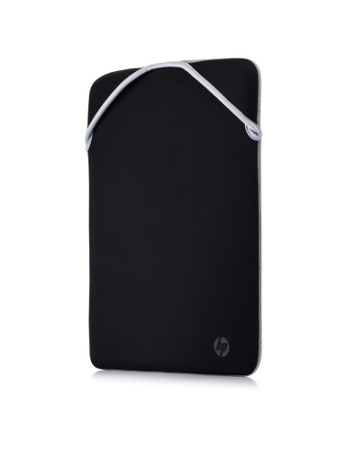 Funda hp 2f2j1aa reversible para portátiles hasta 14.1'/ negro y plata