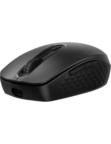 Ratón inalámbrico por bluetooth hp 690/ batería recargable/ hasta 4000 dpi/ negro