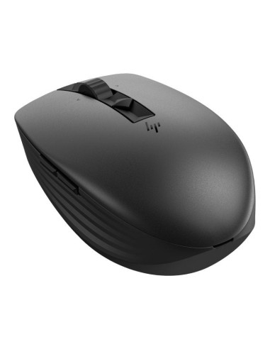 Ratón inalámbrico por bluetooth hp 710/ batería recargable/ hasta 3000 dpi/ negro