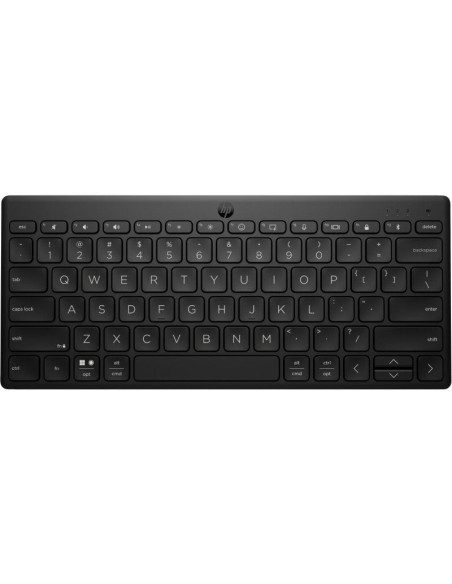 Teclado compacto inalámbrico por bluetooth hp 350/ negro
