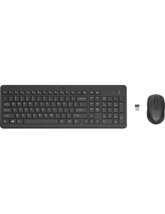 Teclado y ratón inalámbricos hp 330/ negro