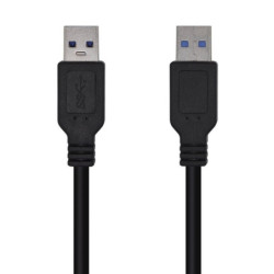 Cable usb 3.0 aisens a105-0447/ usb macho - usb macho/ 5gbps/ 2m/ negro