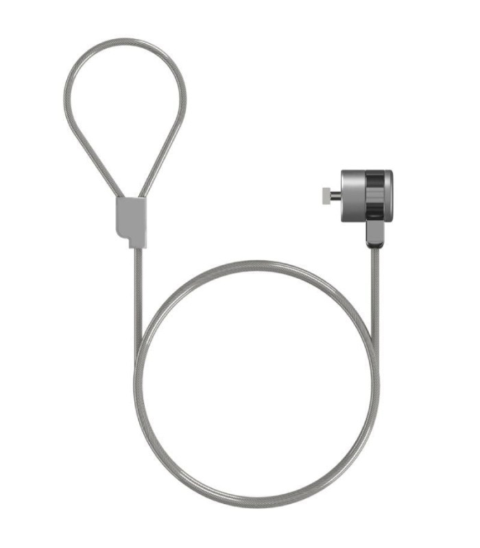Cable de seguridad para portátiles aisens aslk-d40k02-sl/ 1.5m