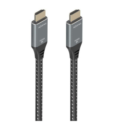 Cable hdmi 2.1 8k aisens a150-0877/ hdmi macho - hdmi macho/ 7m/ gris y negro
