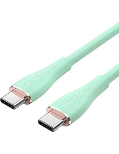 Cable usb 2.0 tipo-c vention tawgg/ usb tipo-c macho - usb tipo-c macho/ 1.5m/ verde