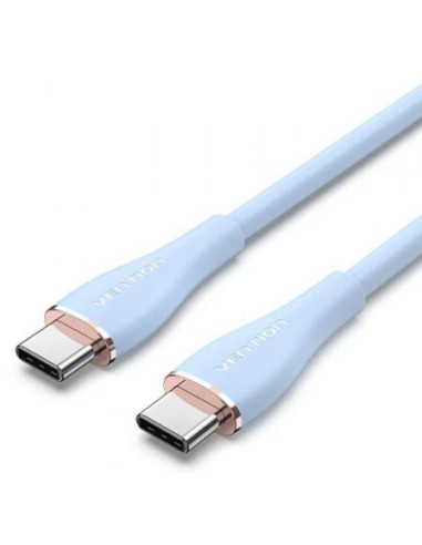 Cable usb 2.0 tipo-c vention tawsf/ usb tipo-c macho - usb tipo-c macho/ 1m/ azul