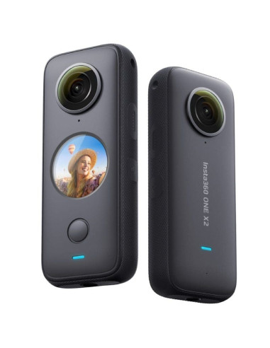 Cámara digital deportiva insta360 one x2/ 5.7k/ ángulo de visión 360º/ negra