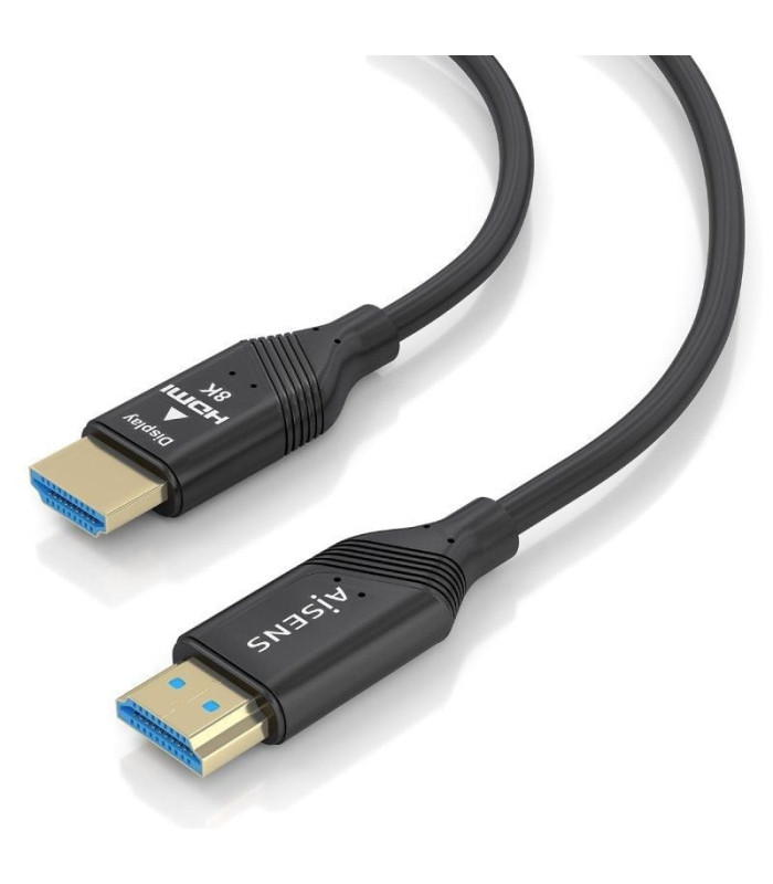 Cable hdmi 2.1 aoc 8k aisens a153-0933/ hdmi macho - hdmi macho/ 10m/ negro