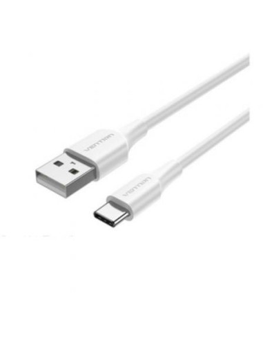 Cable usb 2.0 vention cthwi/ usb tipo-c macho - usb macho/ 3m/ blanco