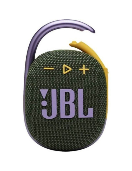 Altavoz con bluetooth jbl clip 4/ 5w/ 1.0/ verde