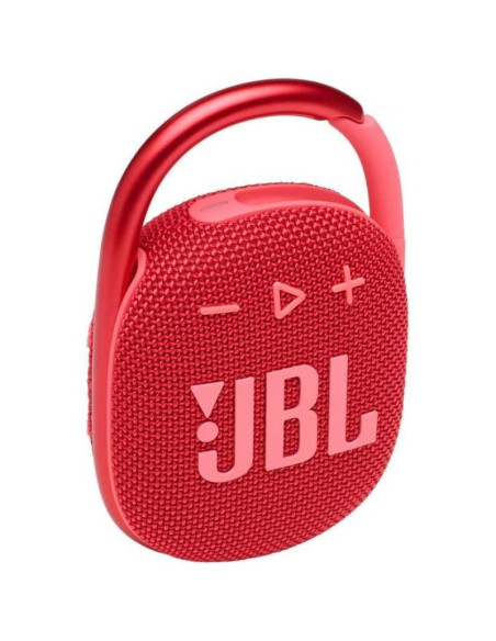 Altavoz con bluetooth jbl clip 4/ 5w/ 1.0/ rojo