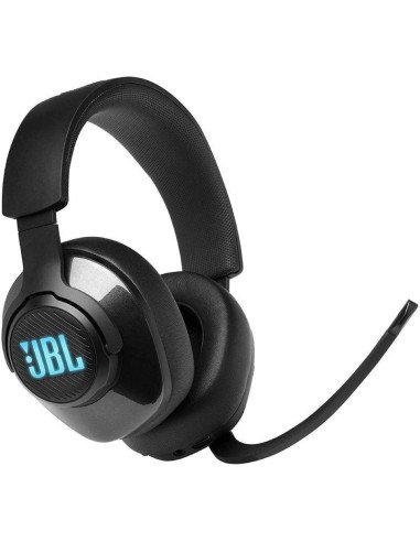 Auriculares gaming con micrófono jbl quantum 400/ jack 3.5/ usb 2.0/ negros