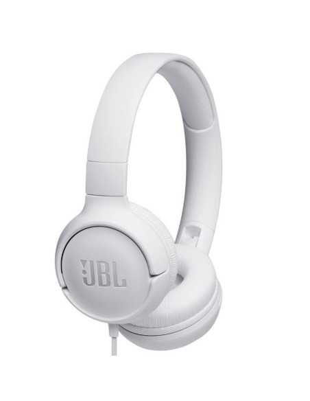 Auriculares jbl tune 500/ con micrófono/ jack 3.5/ blancos