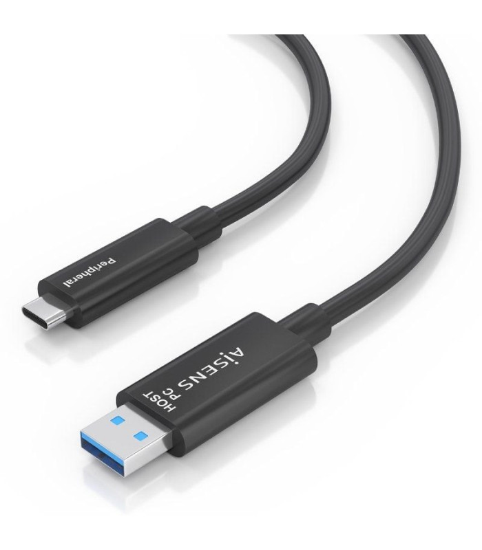 Cable usb 3.2 tipo-c aoc aisens a157-0925/ usb tipo-c macho - usb macho/ 10gbps/ 15m/ negro