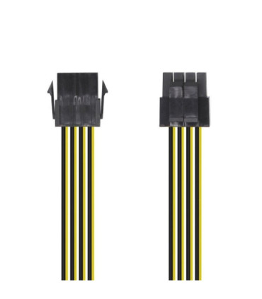 Cable de alimentación microprocesador aisens a131-0419/ molex -4+4 pin macho - molex 8 pin hembra/ 30cm