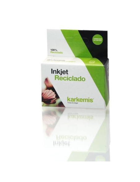Cartucho de tinta reciclado karkemis epson t1634 alta capacidad/ amarillo