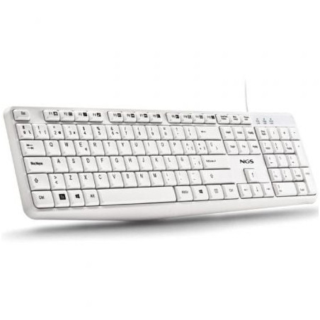 Teclado ngs heritage heritagespanish/ blanco