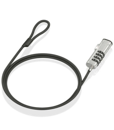 Cable de seguridad tipo nano para portátiles aisens aslk-d50n05-bk/ 1.5m