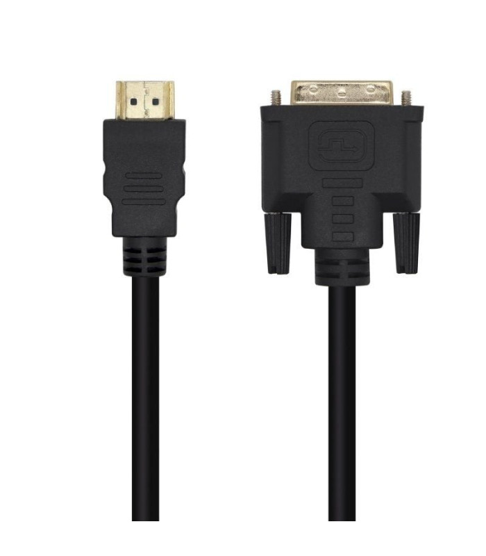 Cable hdmi aisens a117-0451/ dvi macho - hdmi macho/ 3m/ negro