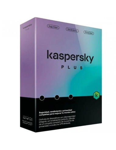 Antivirus kaspersky plus/ 5 dispositivos/ 1 año