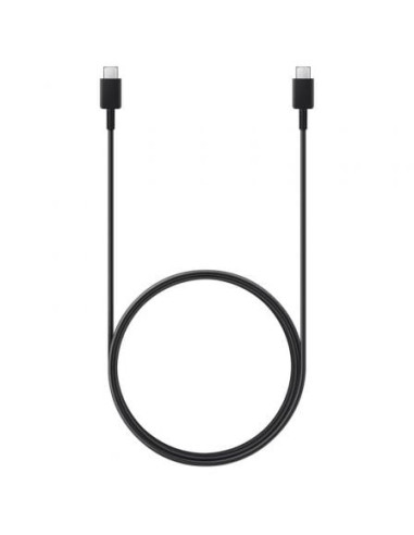 Cable usb 2.0 tipo-c samsung ep-dx310jbegeu/ usb tipo-c macho - usb tipo-c macho/ 1.8m/ negro