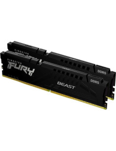 Memoria ram kingston fury beast 2 x 16gb/ ddr5/ 5600mhz/ 1.25v/ cl36/ dimm