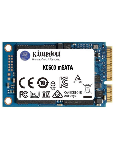 Disco ssd kingston kc600 1tb/ msata/ full capacity