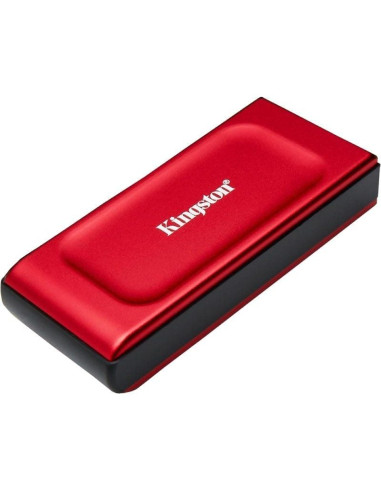 Disco externo ssd kingston xs1000 1tb/ usb 3.2/ rojo