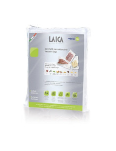 Bolsa para envasar al vacío laica vt3504/ 20 x 28cm/ 50 bolsas