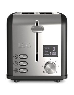 Tostador laica hi1000l/ 880w/ negro y plata