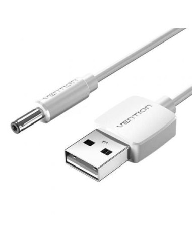 Cable conversor usb vention cexwd/ usb macho - dc 3.5mm macho/ 50cm/ blanco