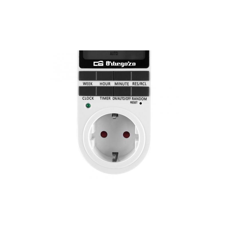 Programador de enchufe orbegozo pg 25/ potencia máxima 3680w