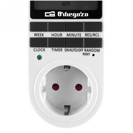 Programador de enchufe orbegozo pg 25/ potencia máxima 3680w