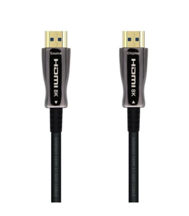 Cable hdmi 2.1 aoc 8k aisens a153-0524/ hdmi macho - hdmi macho/ 100m/ negro