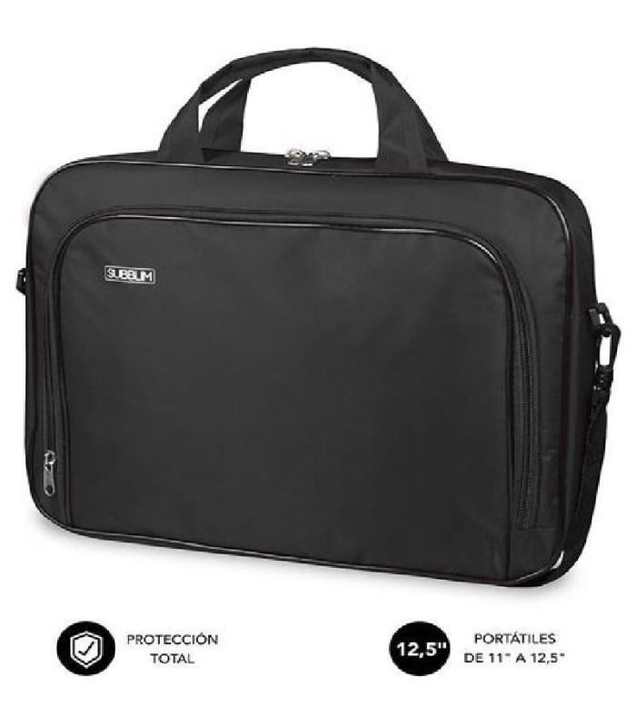 Maletín subblim oxford para portátiles hasta 12.5'/ negro