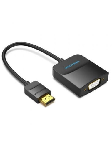 Conversor vention 42154/ hdmi macho - vga hembra/ 15cm/ negro