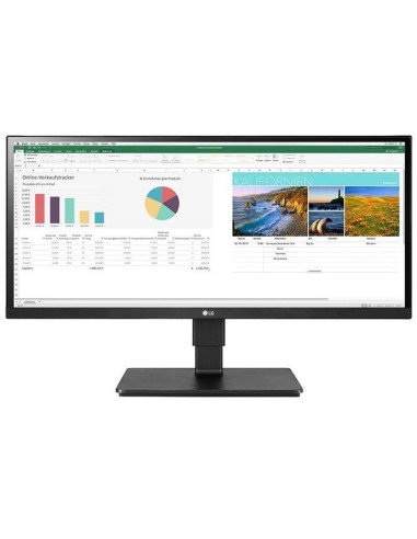 Monitor profesional ultrapanorámico lg 29bn650-b 29'/ wfhd/ multimedia/ regulable en altura/ negro