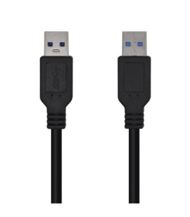Cable usb 3.0 aisens a105-0448/ usb macho - usb macho/ 3m/ negro