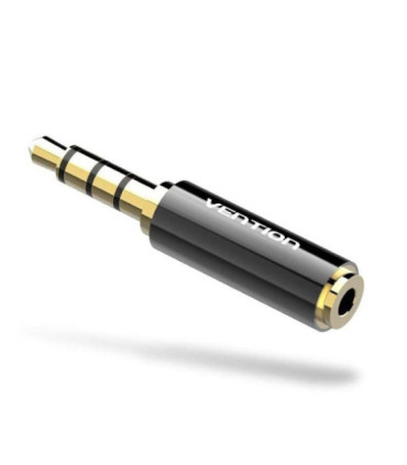 Adaptador jack vention bfbb0/ jack 3.5 macho - jack 2.5 hembra/ negro