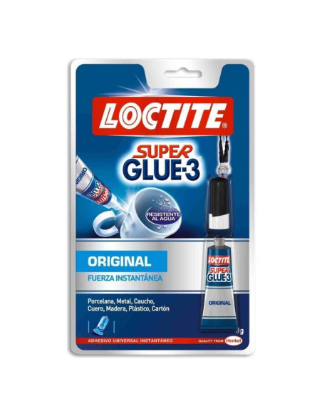Pegamento en tubo loctite super glue-3/ 3g