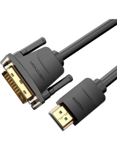 Cable conversor vention abfbf/ dvi macho - hdmi macho/ 1m/ negro