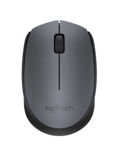 Ratón inalámbrico logitech m170/ hasta 1000 dpi/ gris