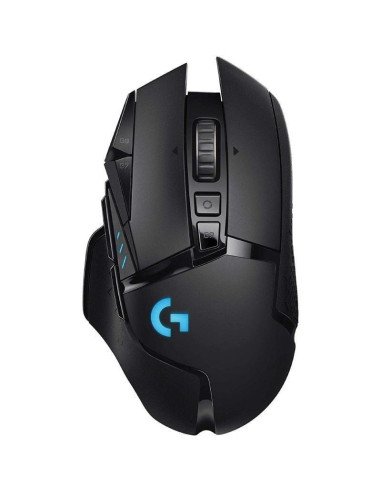 Ratón gaming inalámbrico logitech g502 lightspeed/ batería recargable/hasta 25600 dpi