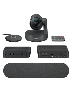 Sistema de videoconferencia logitech rally/ campo de visión 82º/ 4k