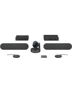 Sistema de videoconferencia logitech rally plus/ campo de visión 82º/ 4k