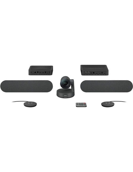 Sistema de videoconferencia logitech rally plus/ campo de visión 82º/ 4k