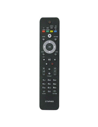 Mando para tv ctvph03 compatible con philips