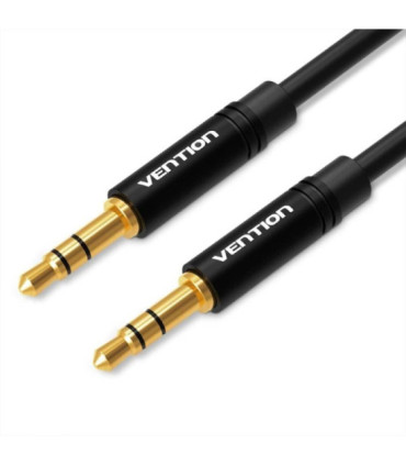 Cable estéreo vention bakbf/ jack 3.5 macho - jack 3.5 macho/ 1m/ negro