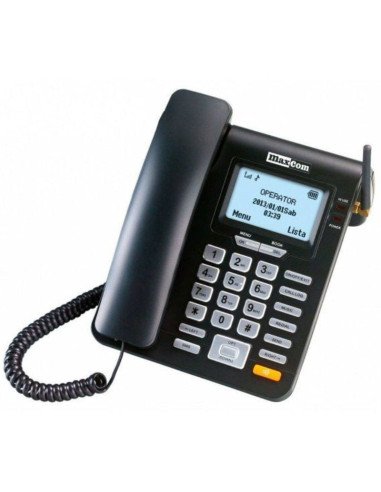 Teléfono maxcom mm28d/ negro